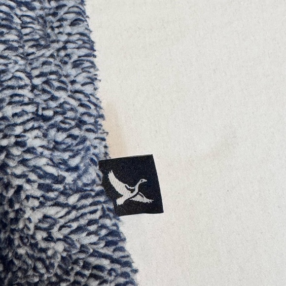 Eddie Bauer Navy and Gray Cowl Neck Sweater with Turtleneck Style - Picture 5 of 9